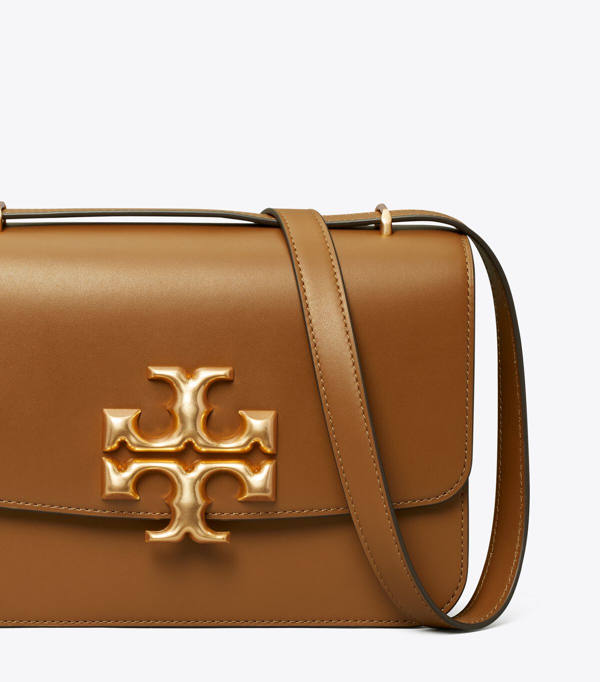 Tory Burch Brown Eleanor Shoulder Bags