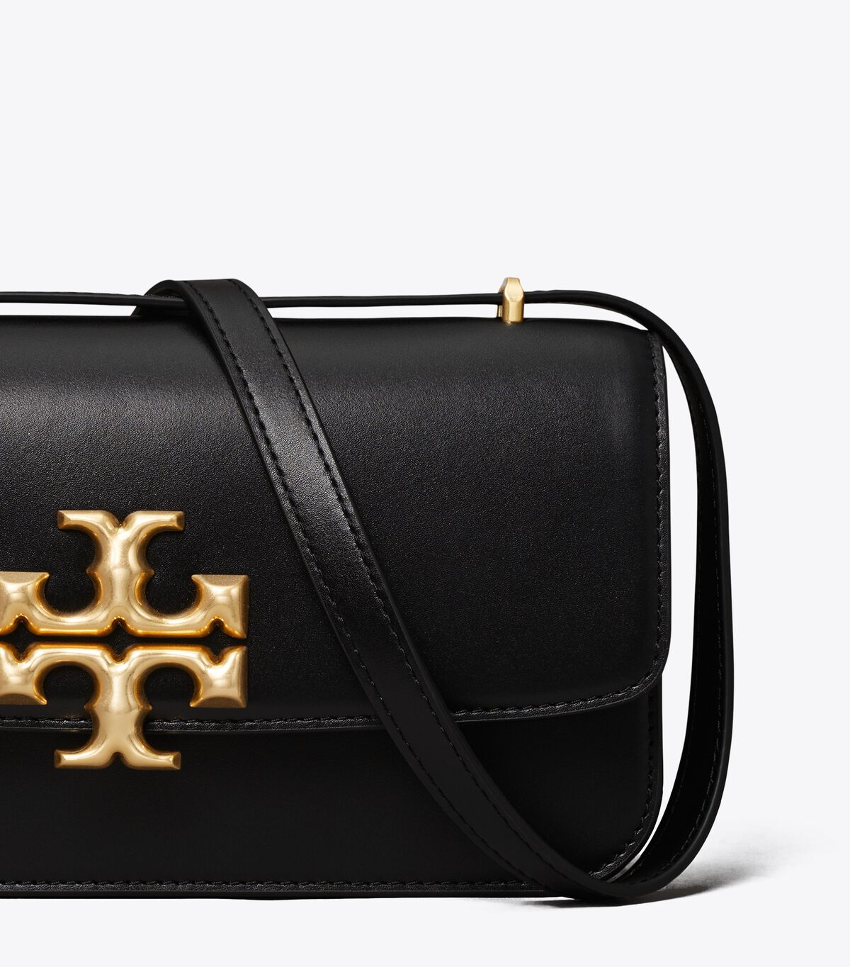 Tory Burch Black Small Eleanor Rectangular Shoulder Bags