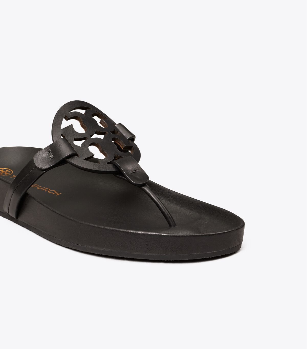 Tory Burch Black Miller Cloud Sandals