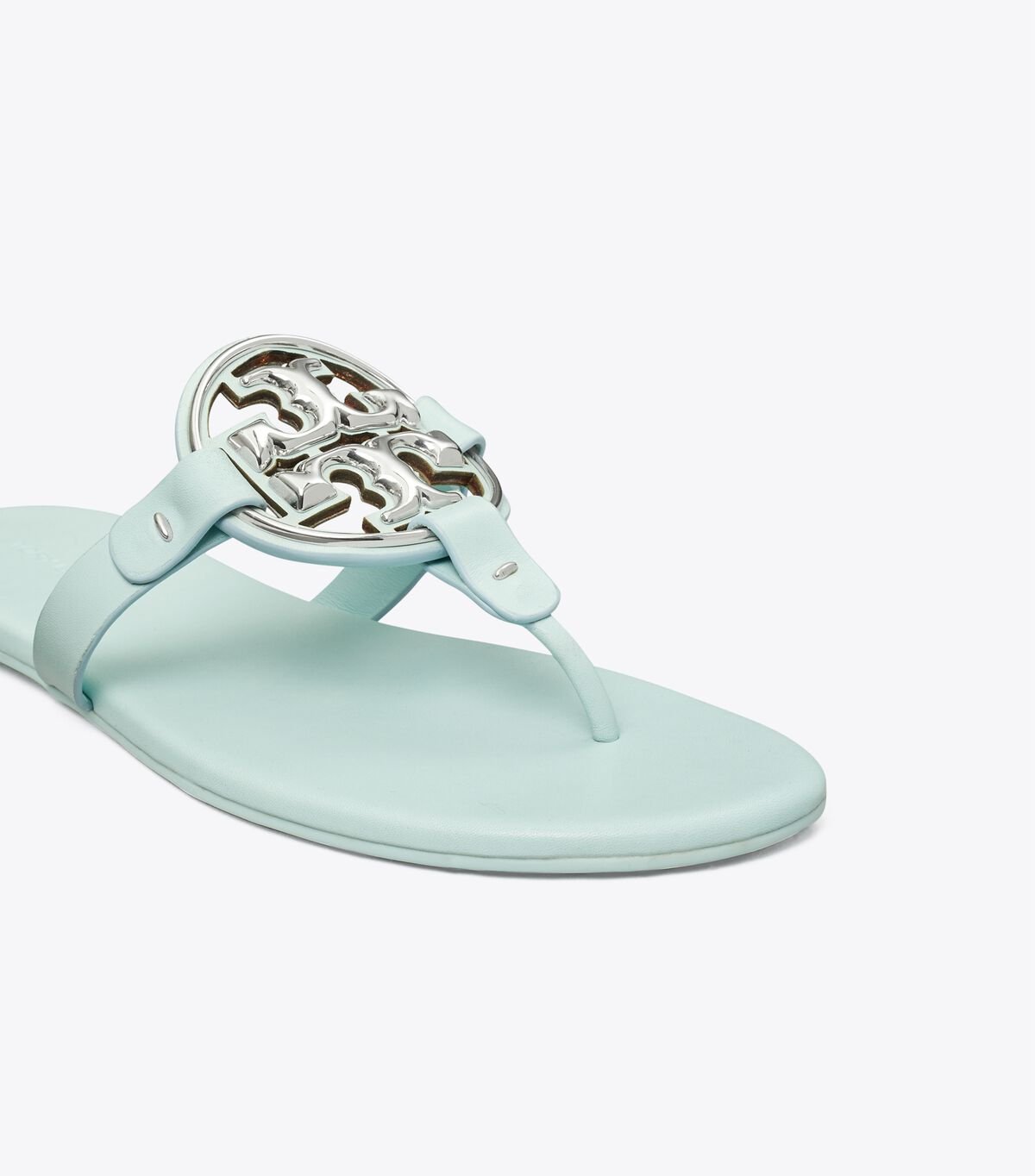 Tory Burch Azure Metal Miller Soft Sandals