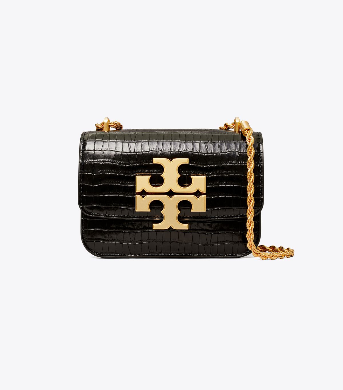 Tory Burch Black Small Eleanor Embossed Shoulder Bags