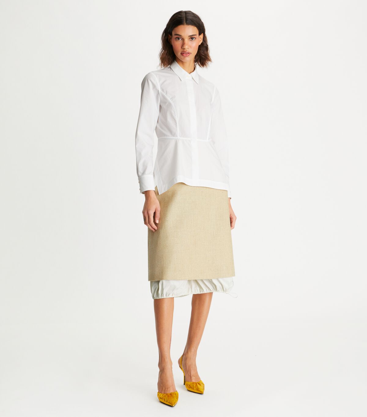 Tory Burch White Poplin Shirt Shirts