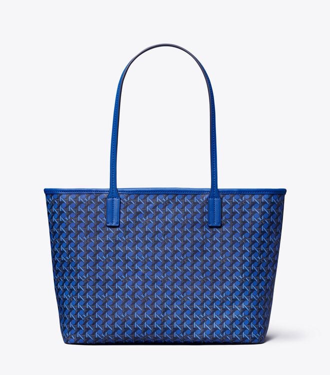 Tory Burch Navy Small Ever-ready Zip Tote Bags