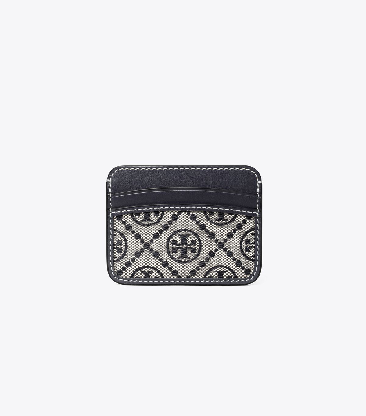 Tory Burch Navy T Monogram Card Case
