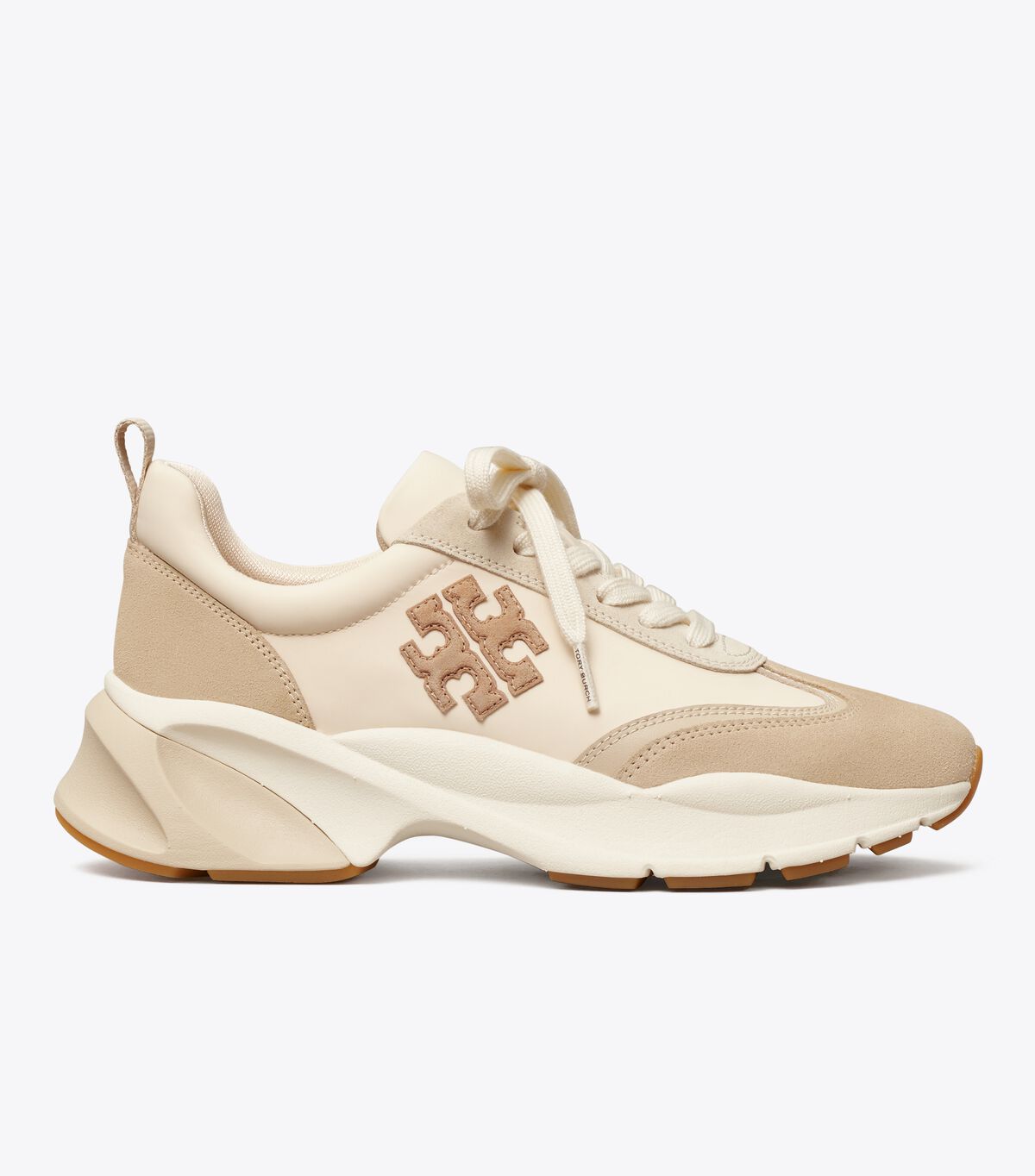 Tory Burch Beige Good Luck Sneakers
