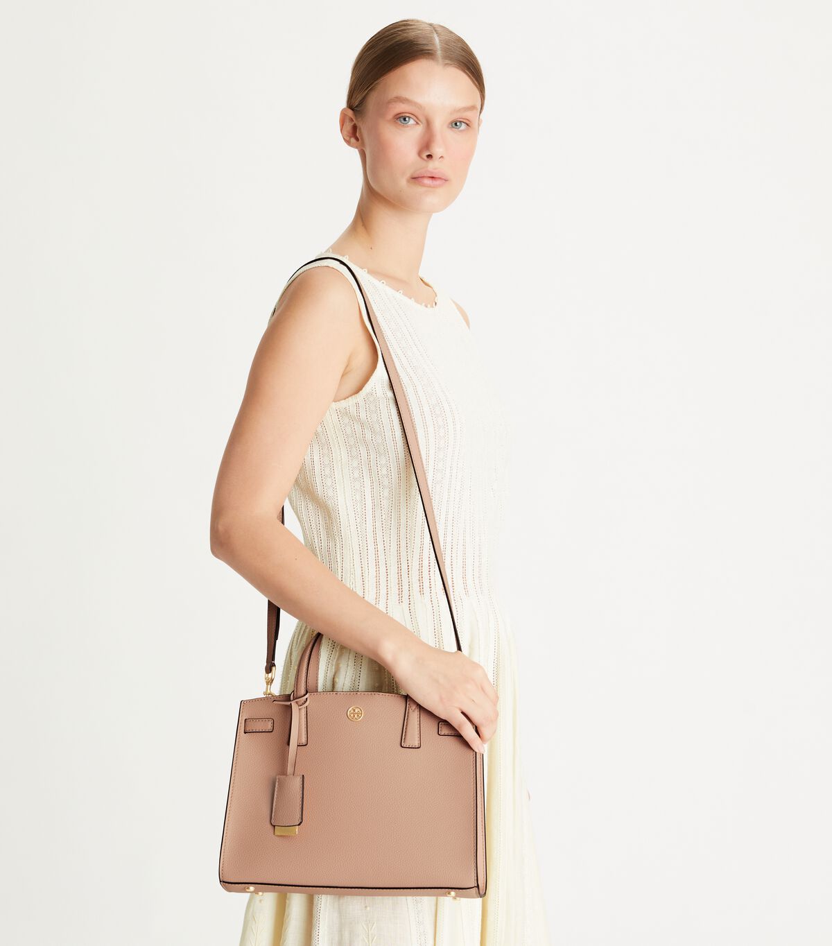 Tory Burch Brown Small Walker Satchel Bags