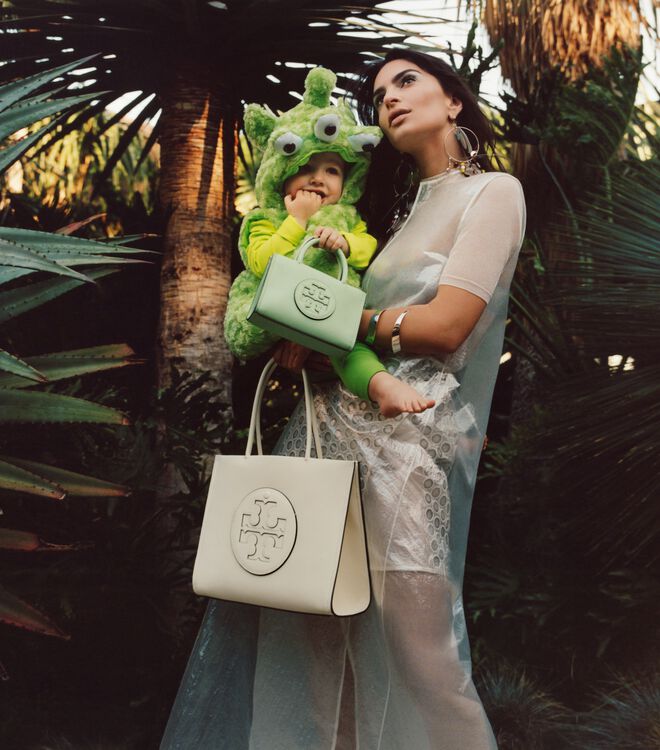 Tory Burch Green Ella Bio Mini Bag
