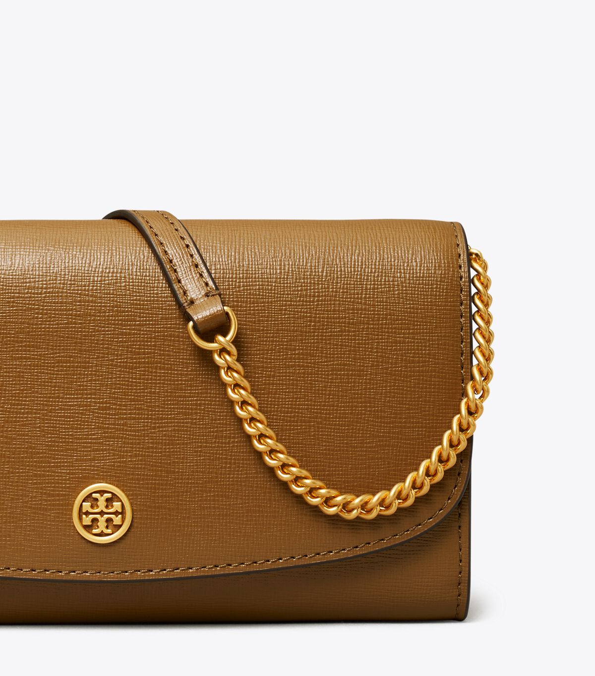 Tory Burch Brown Robinson Wallets