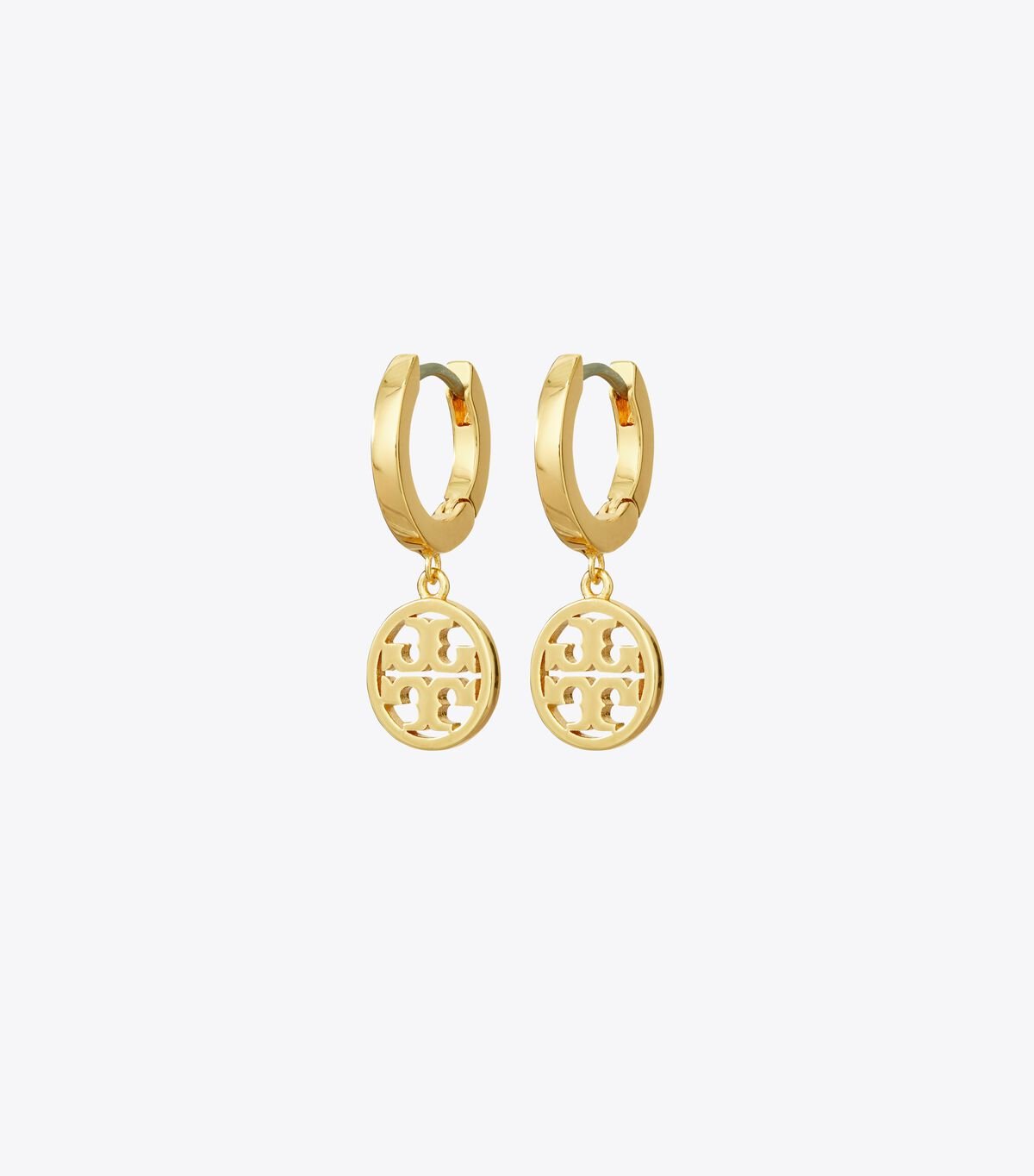 Tory Burch Gold Miller Huggie Hoop Earrings