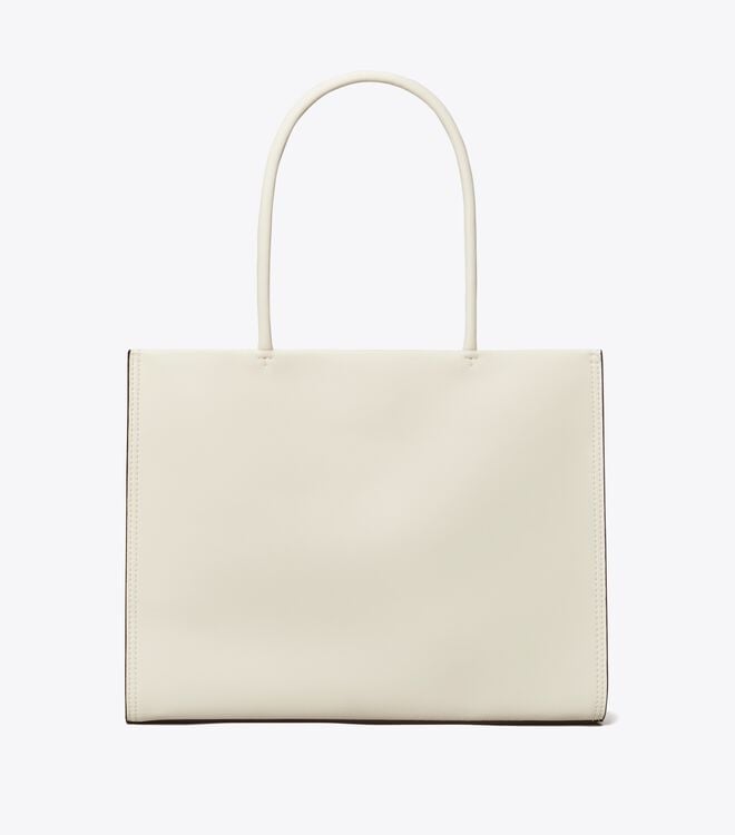 Tory Burch White Small Ella Bio Tote Bags