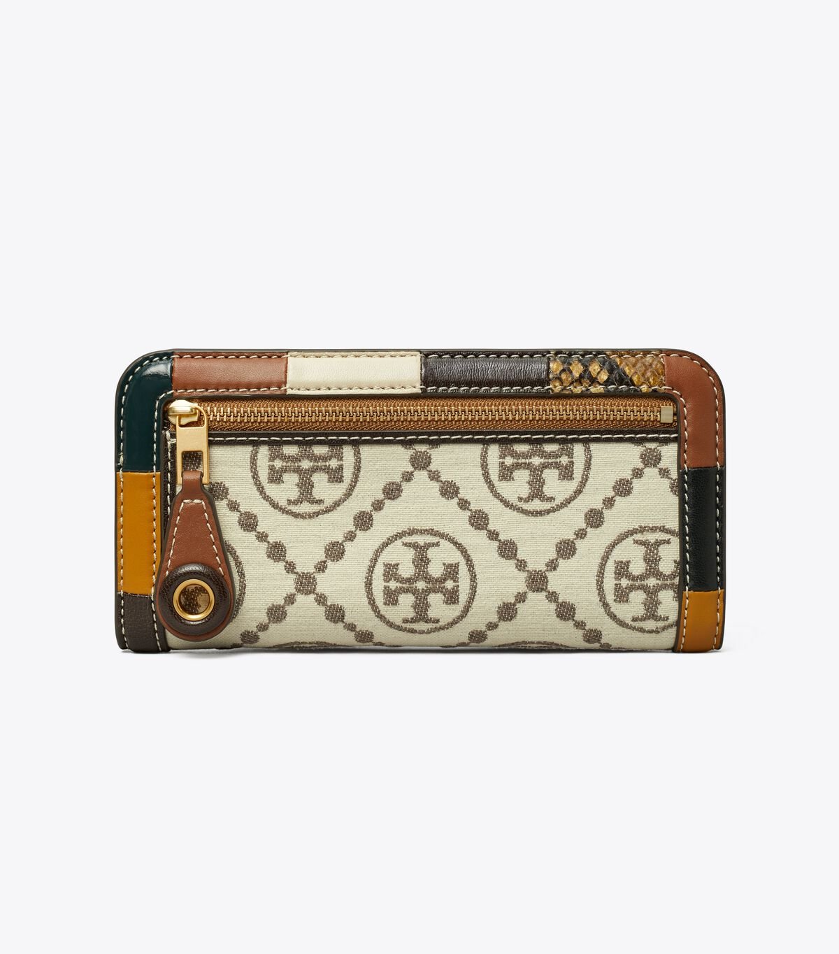 Tory Burch Beige T Monogram Wallets