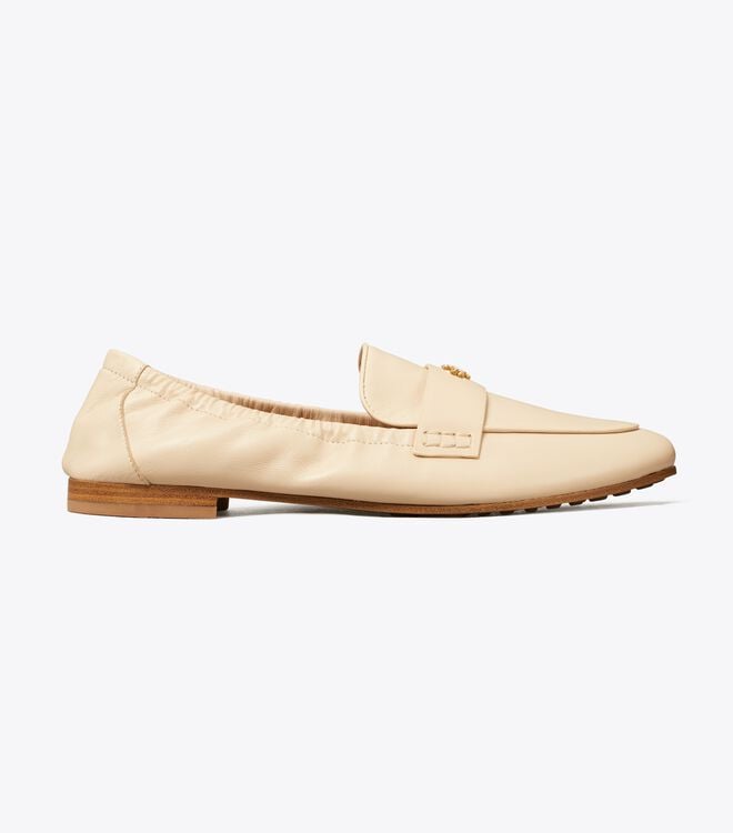 Tory Burch Cream Eleanor Loafers