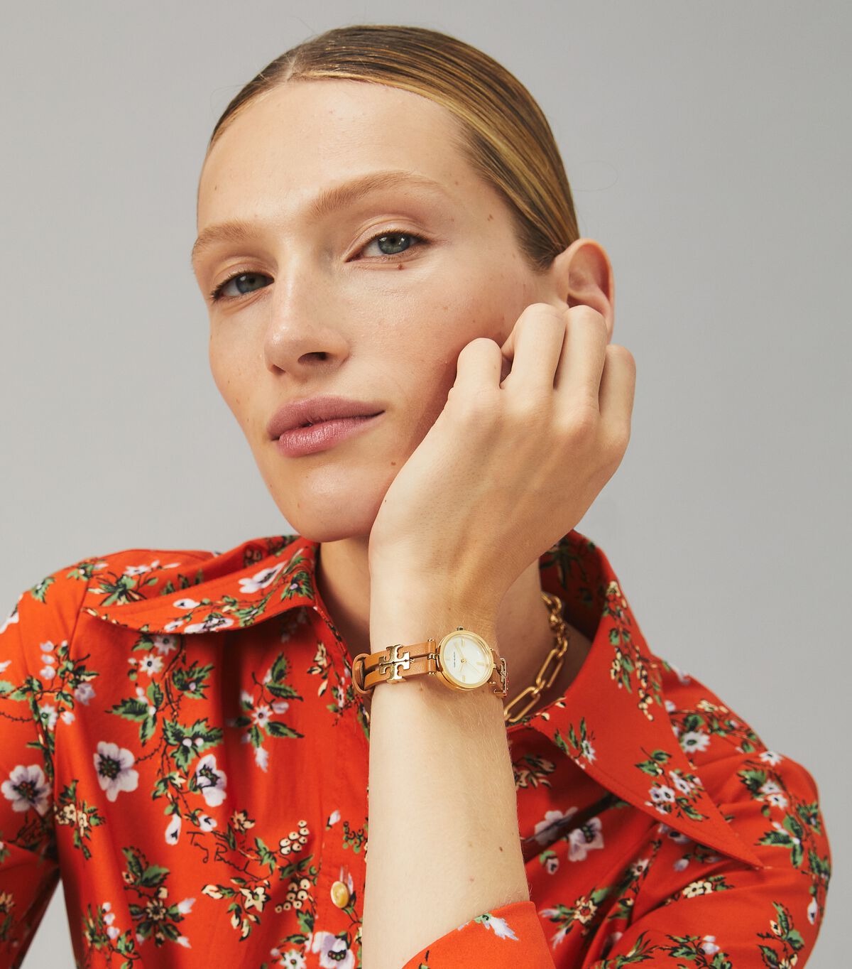 Tory Burch Black Gold Kira Watches