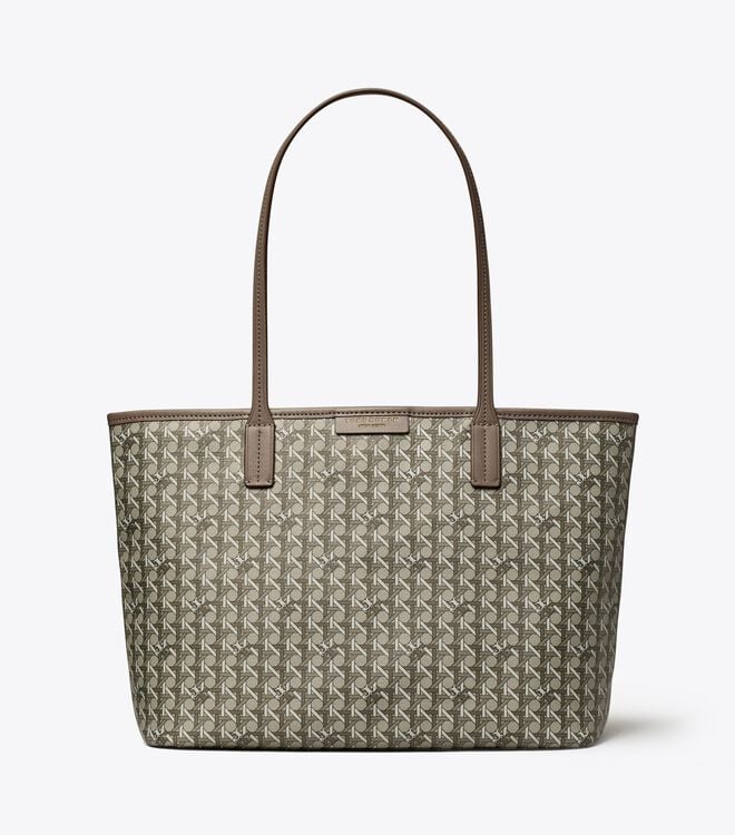 Tory Burch Grey Small Ever-ready Zip Tote Bags