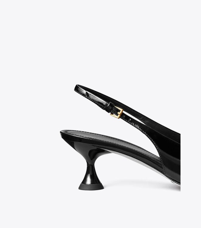 Tory Burch Black Pointed Mules