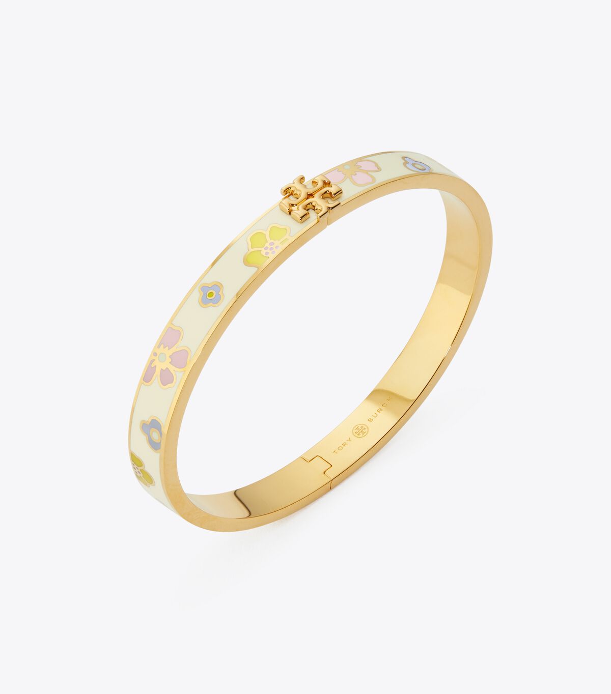Tory Burch Gold Kira Enamel 7mm Bracelet