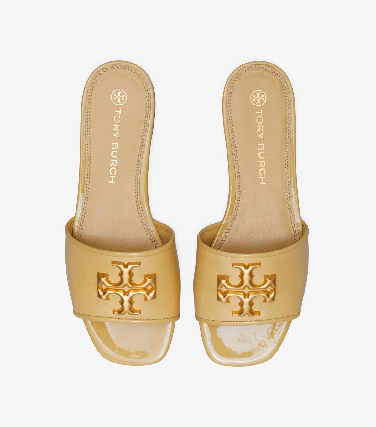 Tory Burch Dark Yellow Eleanor Sandals