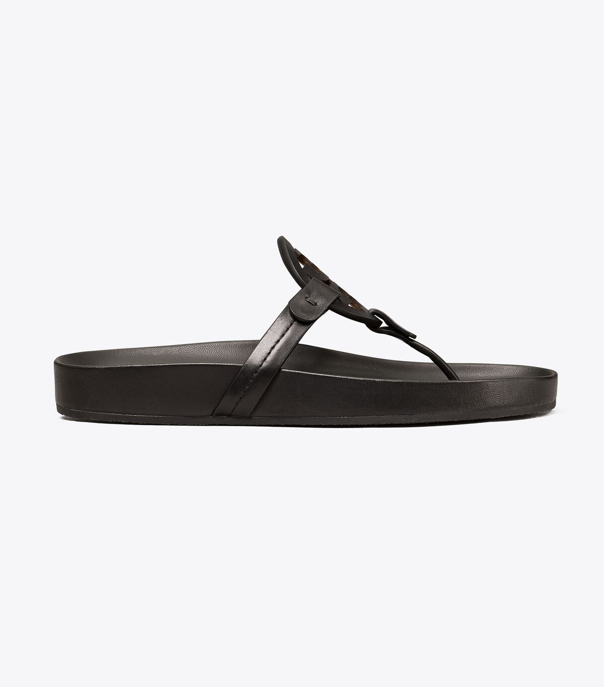 Tory Burch Black Miller Cloud Sandals