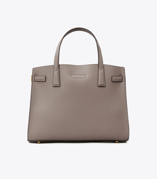 Tory Burch Grey Small Walker Tote Bags