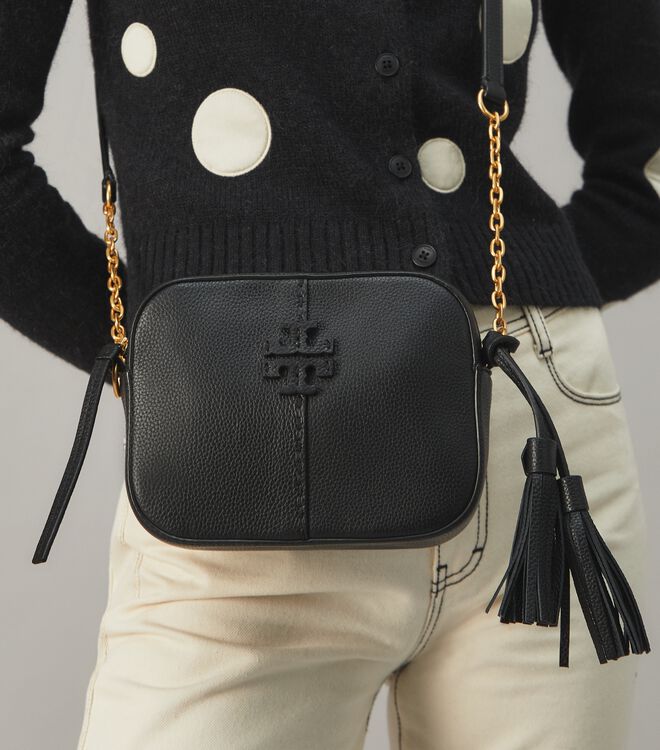 Tory Burch Black Mcgraw Mini Bag