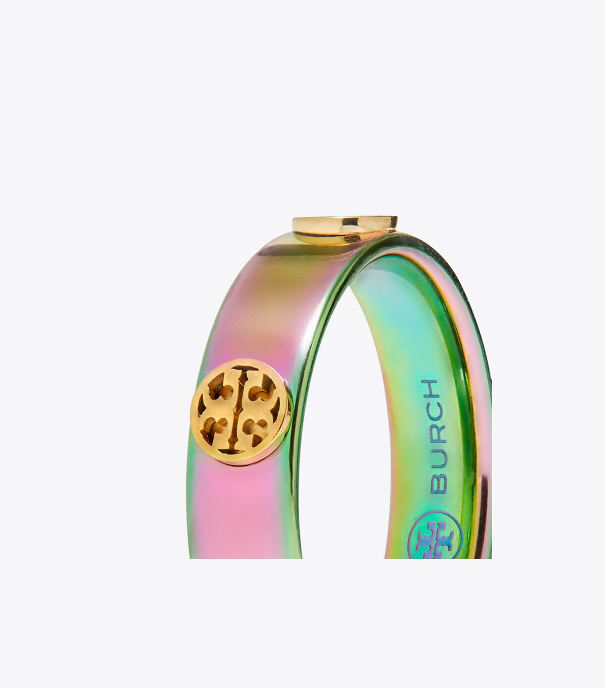Tory Burch Gold / Pink Miller Stud Ring