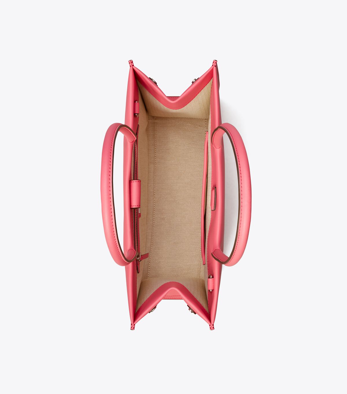Tory Burch Pink Small Ella Bio Tote Bags