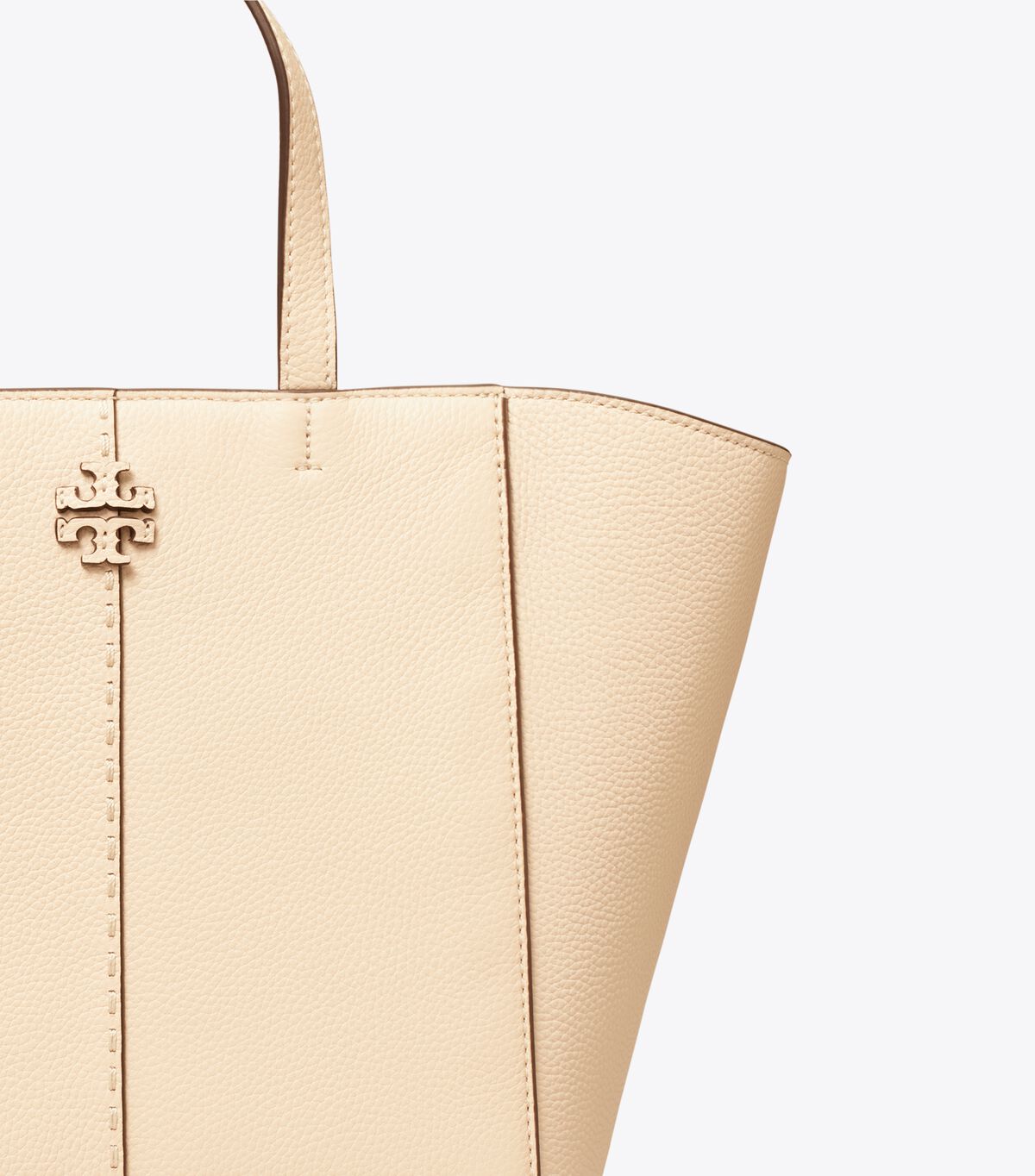 Tory Burch Beige Mcgraw Carryall Satchel Bags