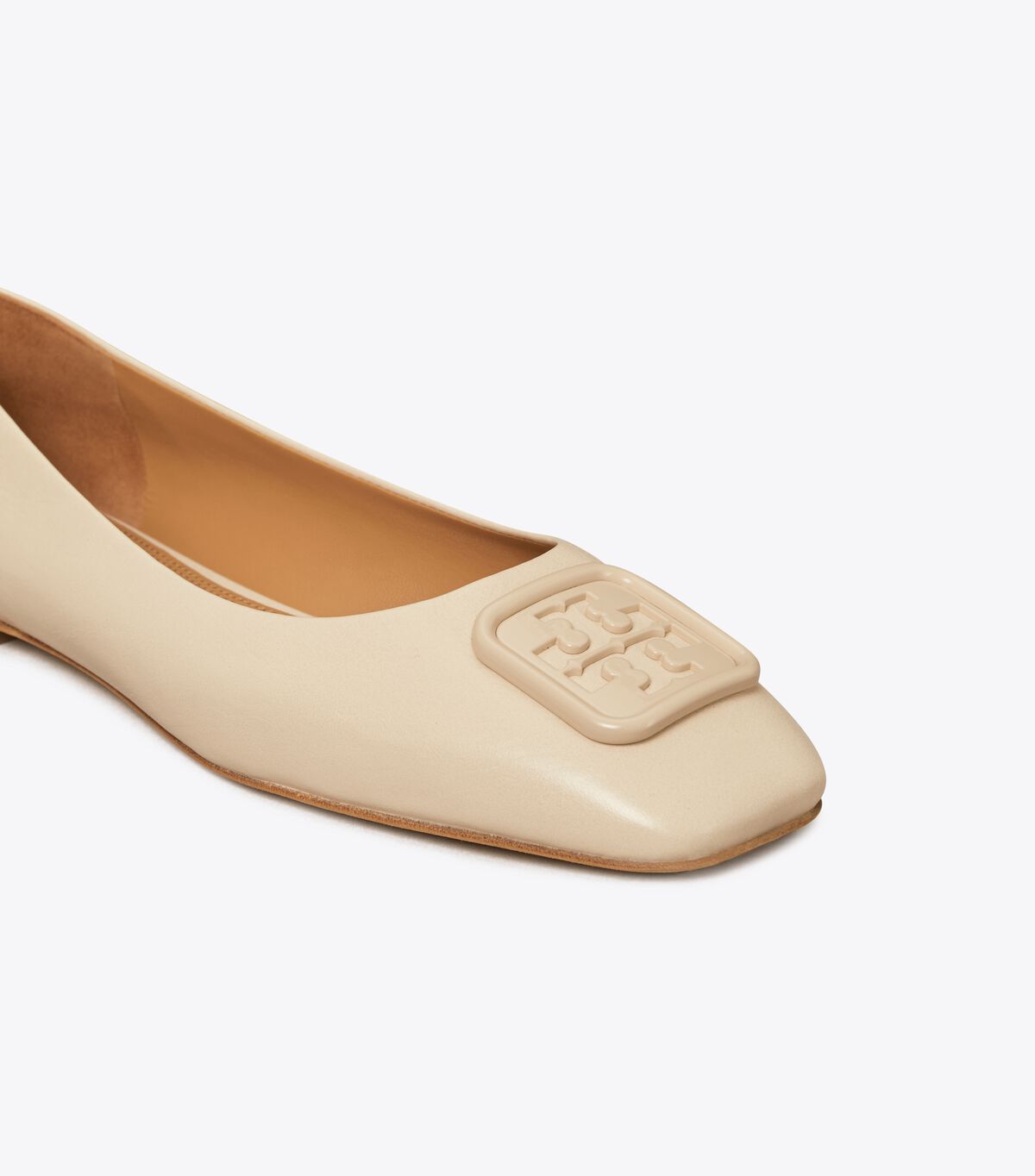 Tory Burch Beige Georgia Ballet Flats
