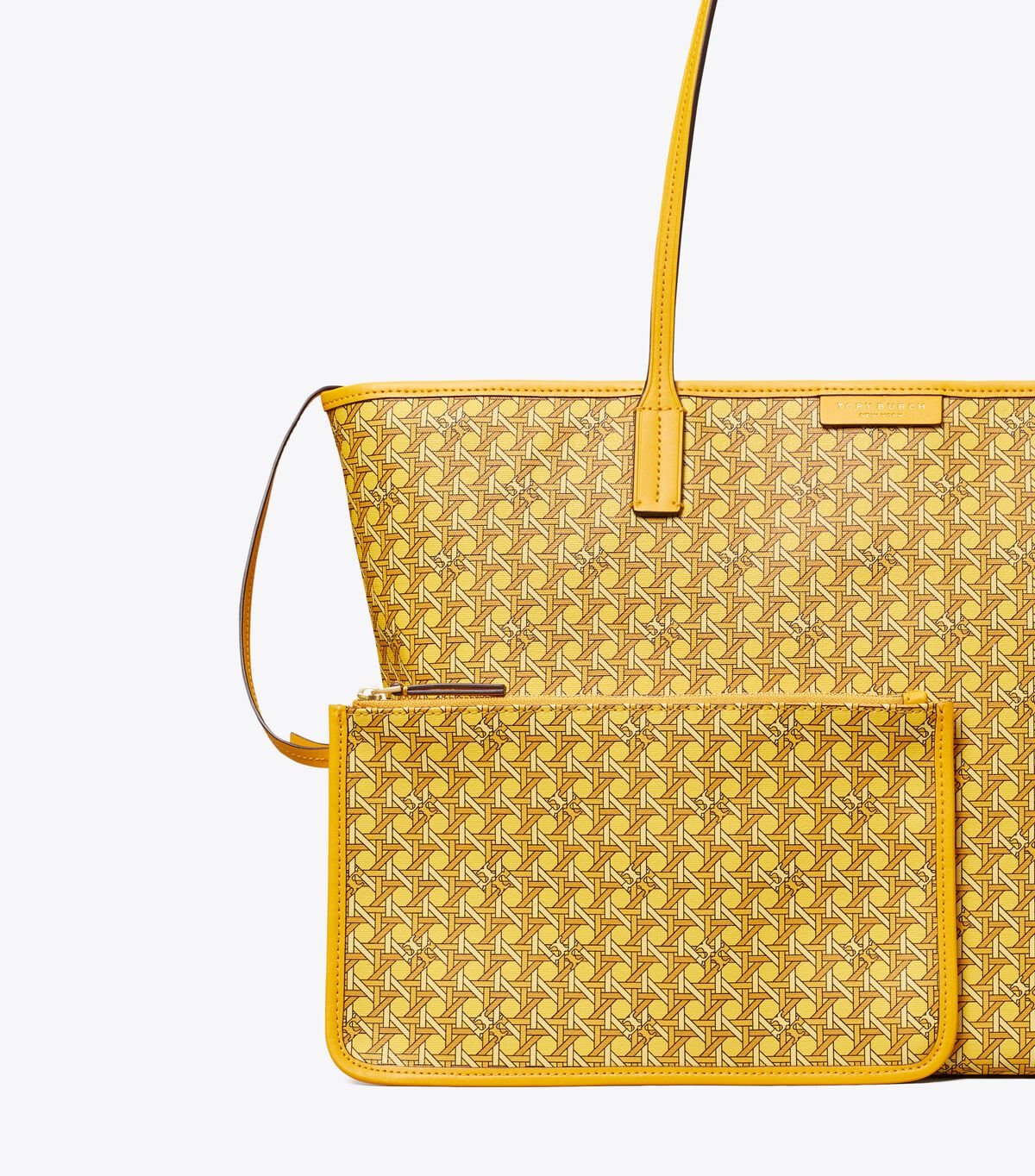 Tory Burch Orange Ever-ready Zip Tote Bags
