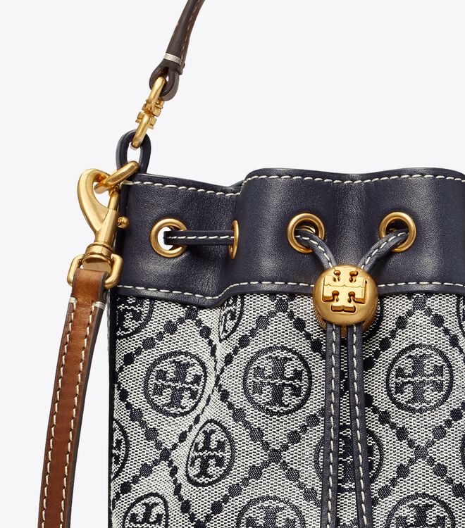 Tory Burch Navy T Monogram Mini Bag