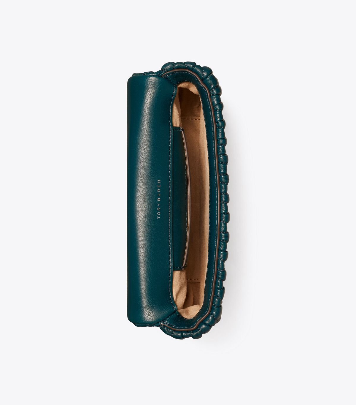 Tory Burch Dark Turquoise Mini Kira Ruched Shoulder Bags