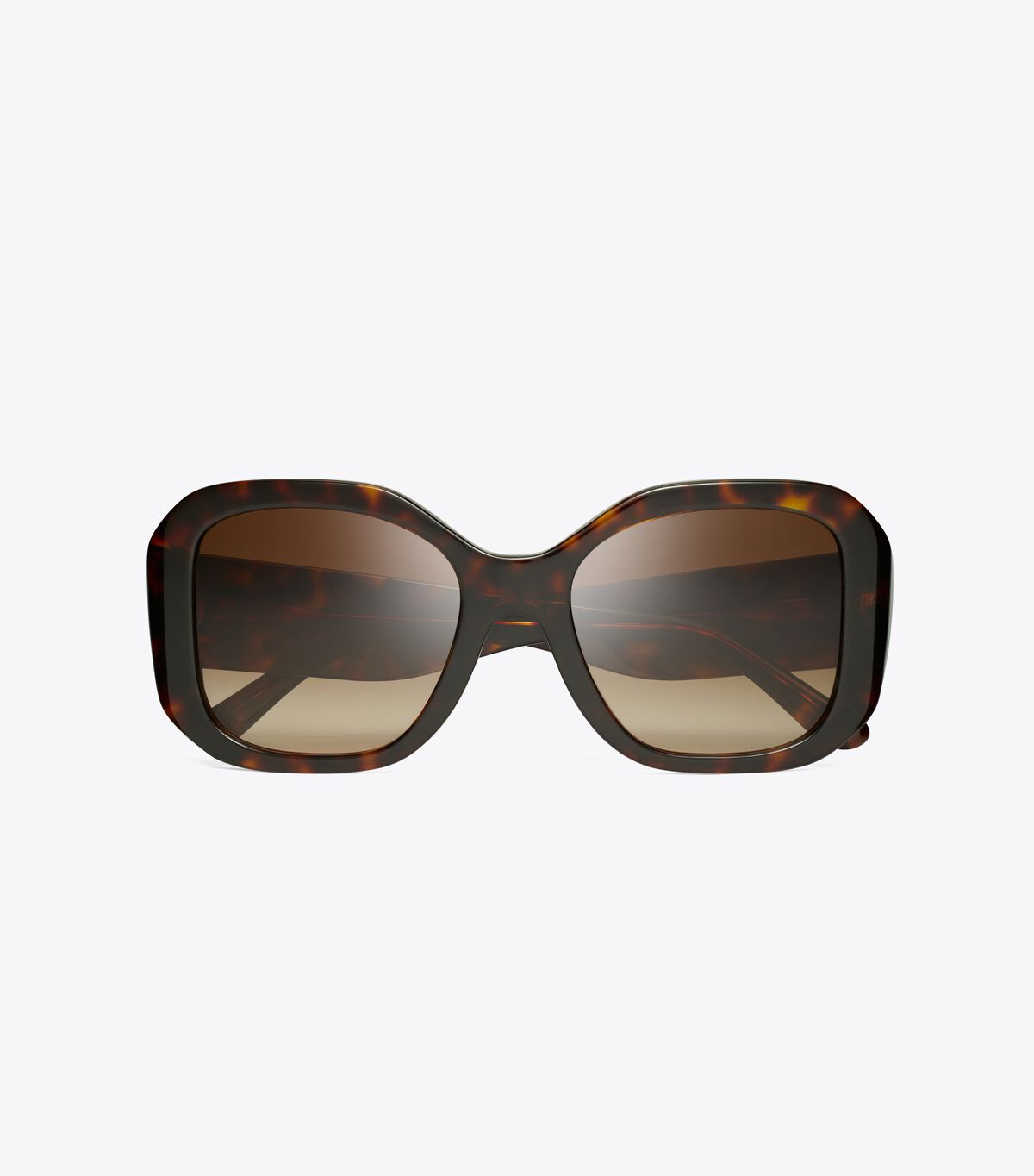 Tory Burch Dark Brown Oversized Square Sunglasses