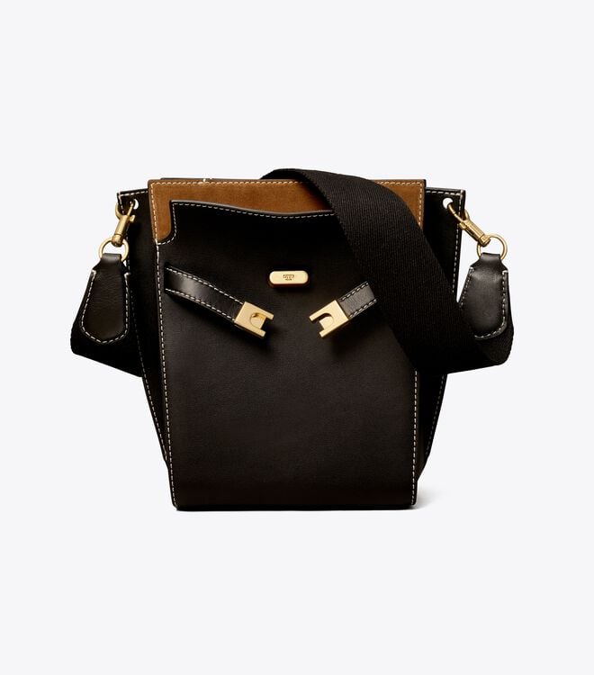 Tory Burch Black Lee Radziwill Satchel Bags