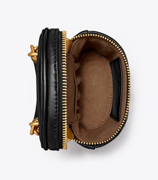 Tory Burch Black Mini Kira Crossbody Bags