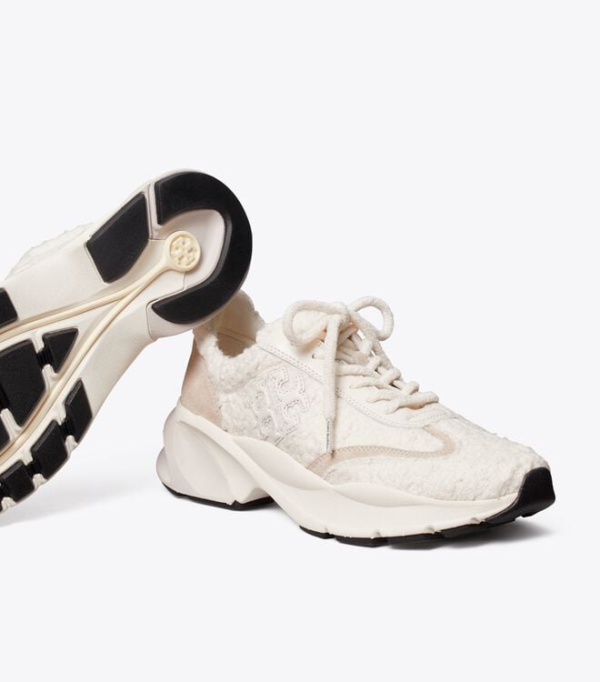 Tory Burch Cream / White Good Luck Sneakers