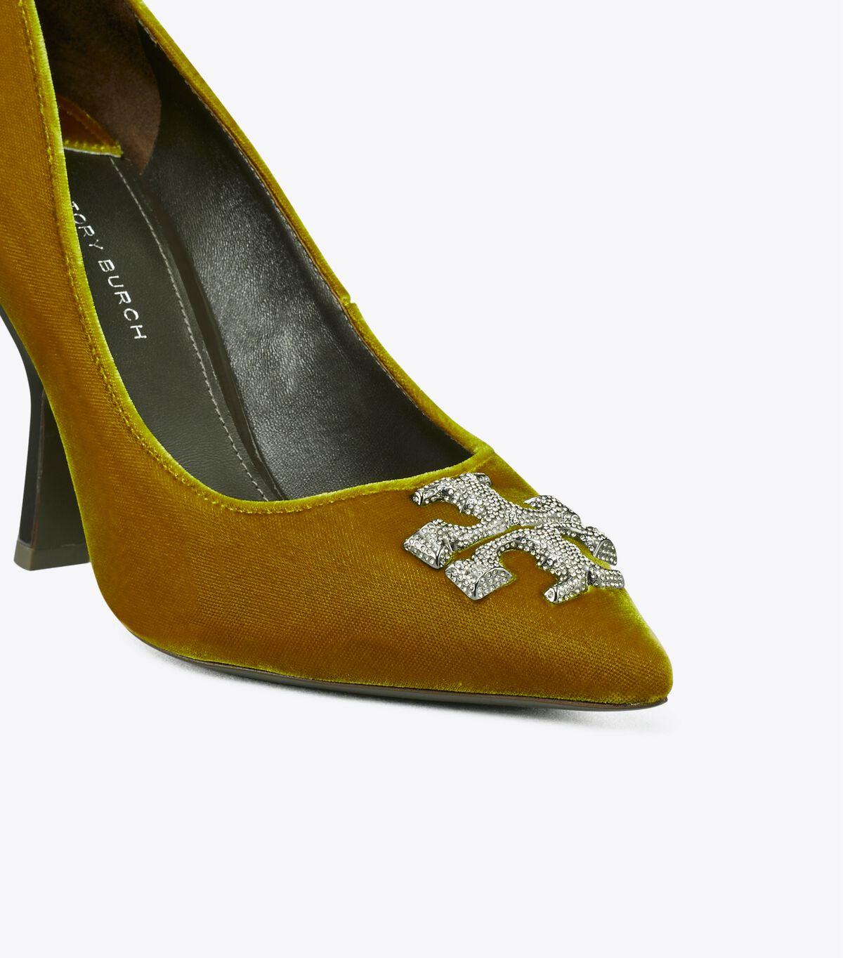 Tory Burch Dark Yellow Eleanor Pavé Heels