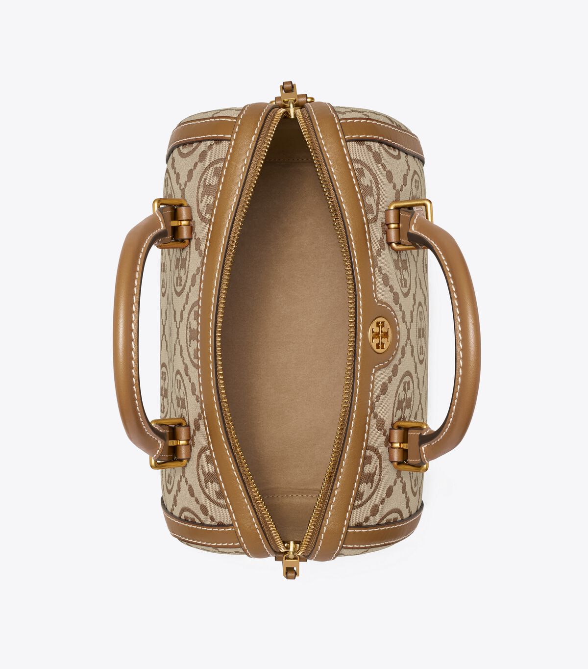 Tory Burch Brown T Monogram Satchel Bags
