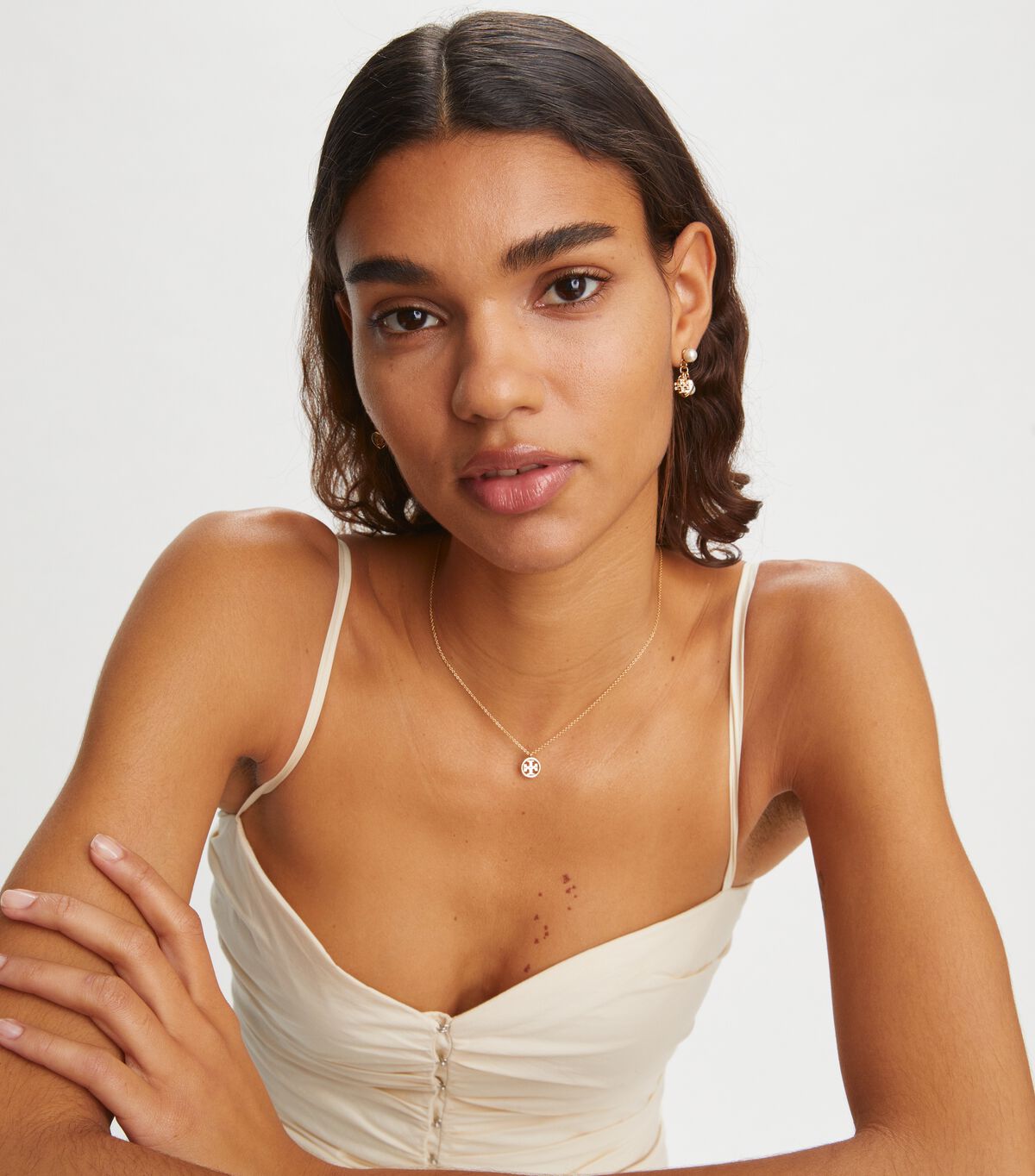 Tory Burch Gold Miller Pendant Necklace