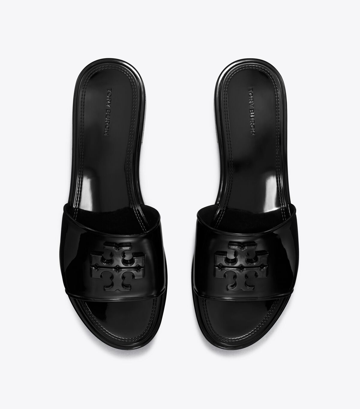 Tory Burch Black Eleanor Jelly Sandals
