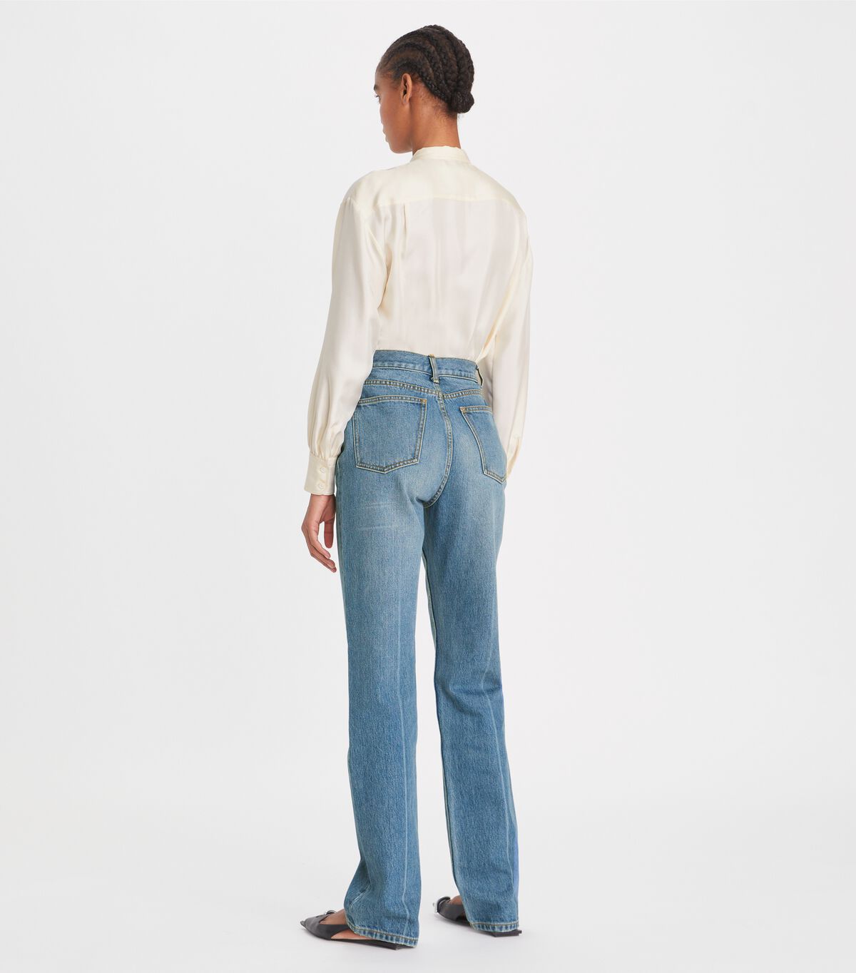 Tory Burch White Silk Blouse