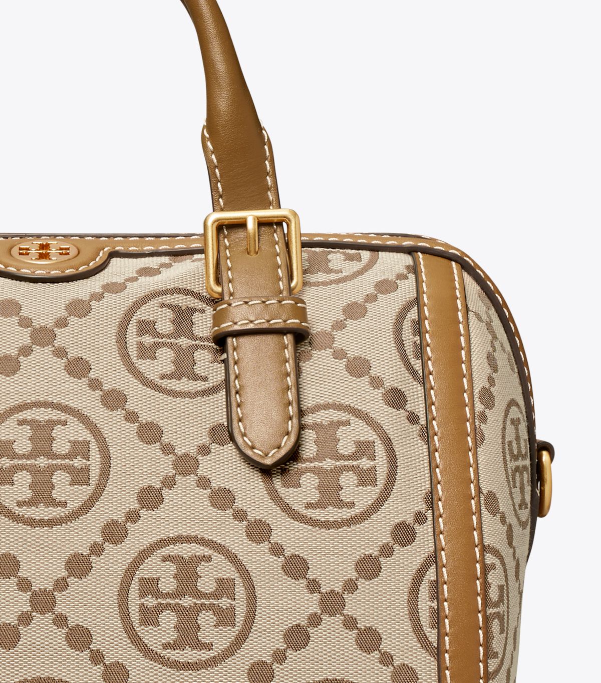 Tory Burch Brown T Monogram Satchel Bags