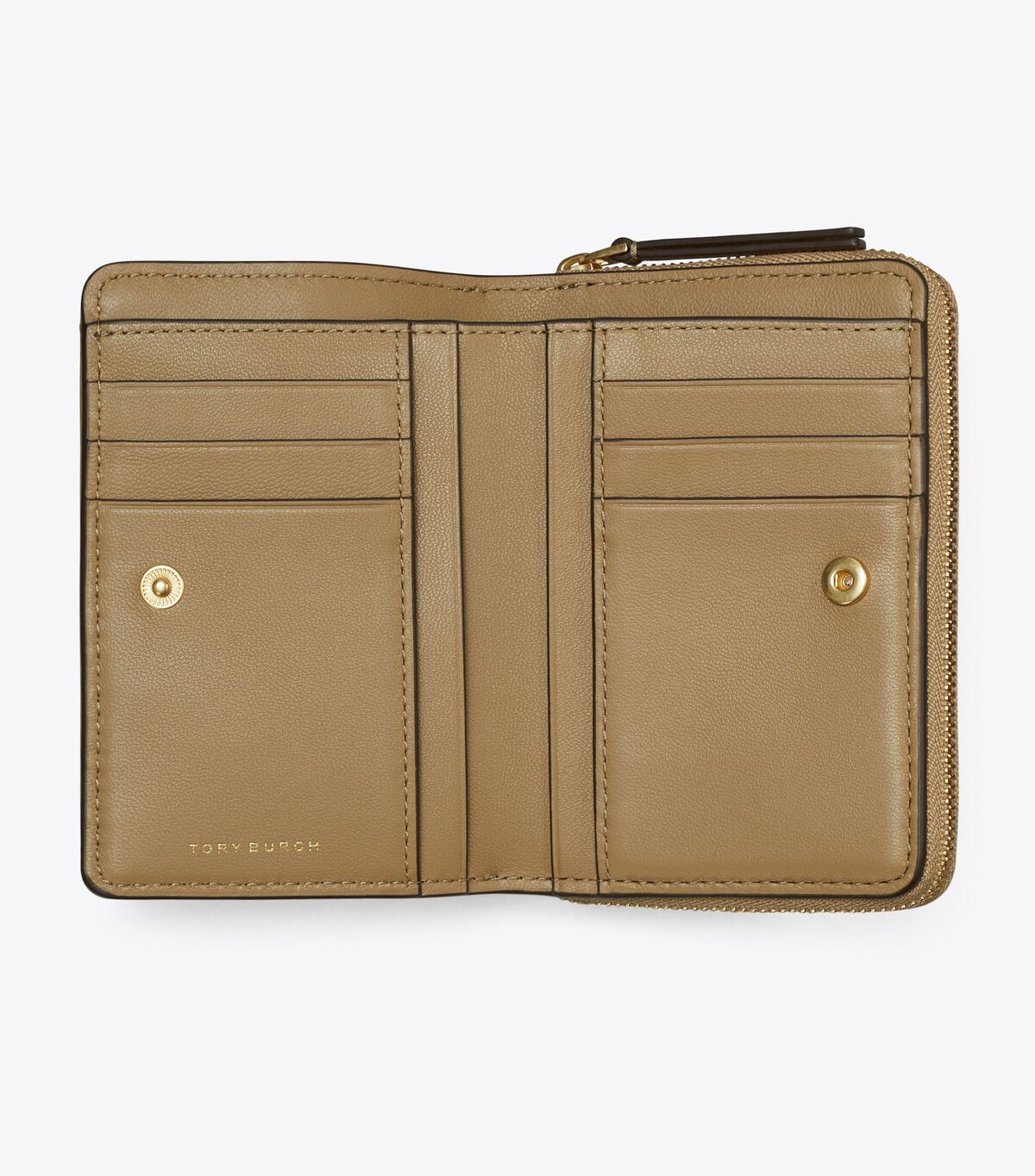 Tory Burch Grey Fleming Soft Wallets