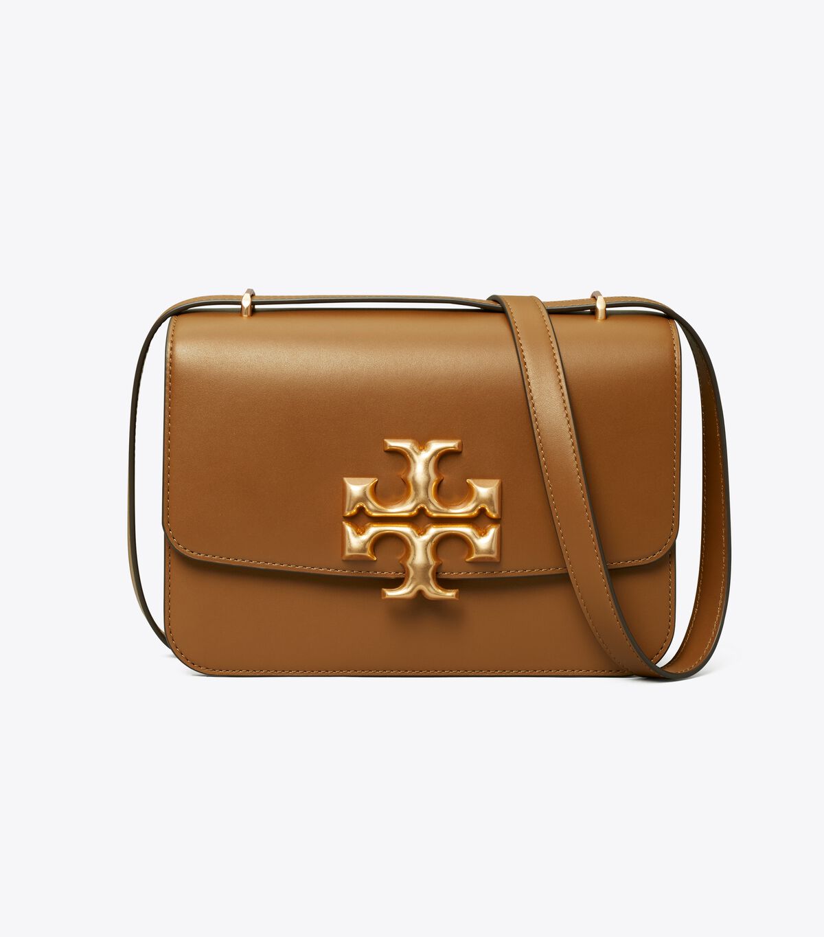 Tory Burch Brown Eleanor Shoulder Bags