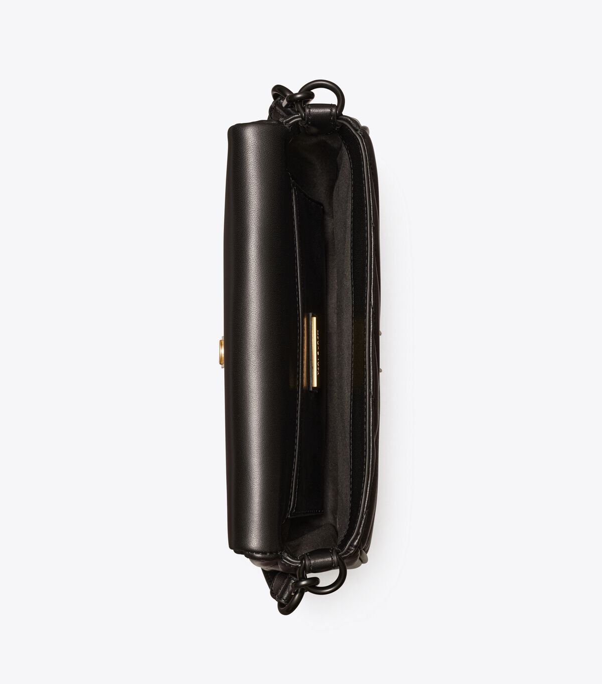 Tory Burch Black Small Kira Chevron Flap Shoulder Bags