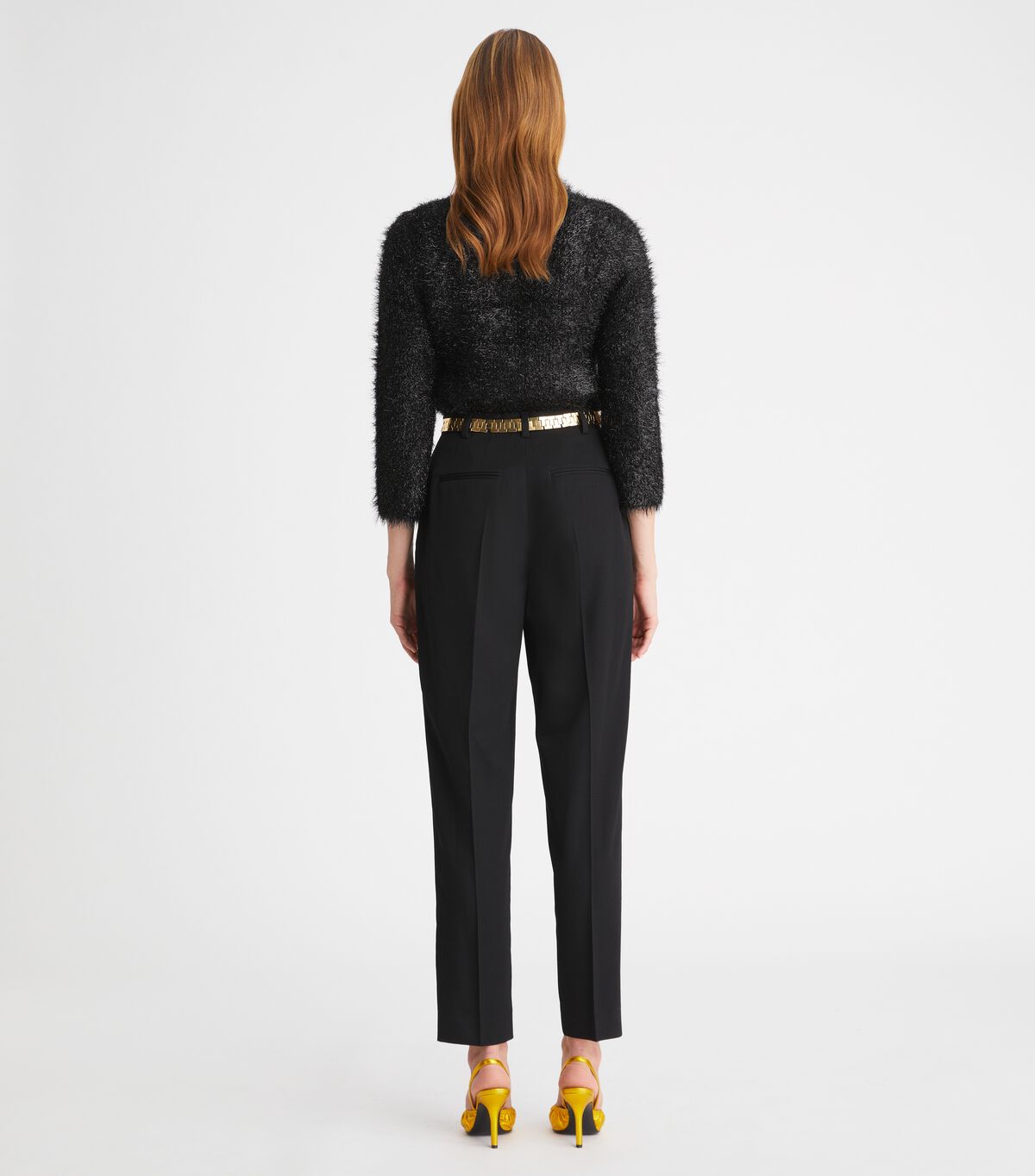 Tory Burch Black Tinsel Mockneck Sweaters