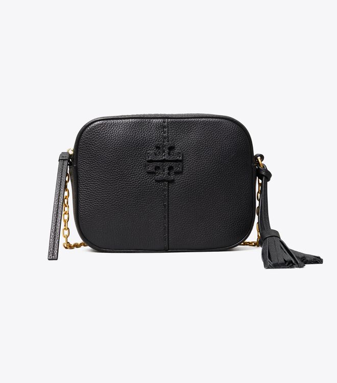 Tory Burch Black Mcgraw Crossbody Bags