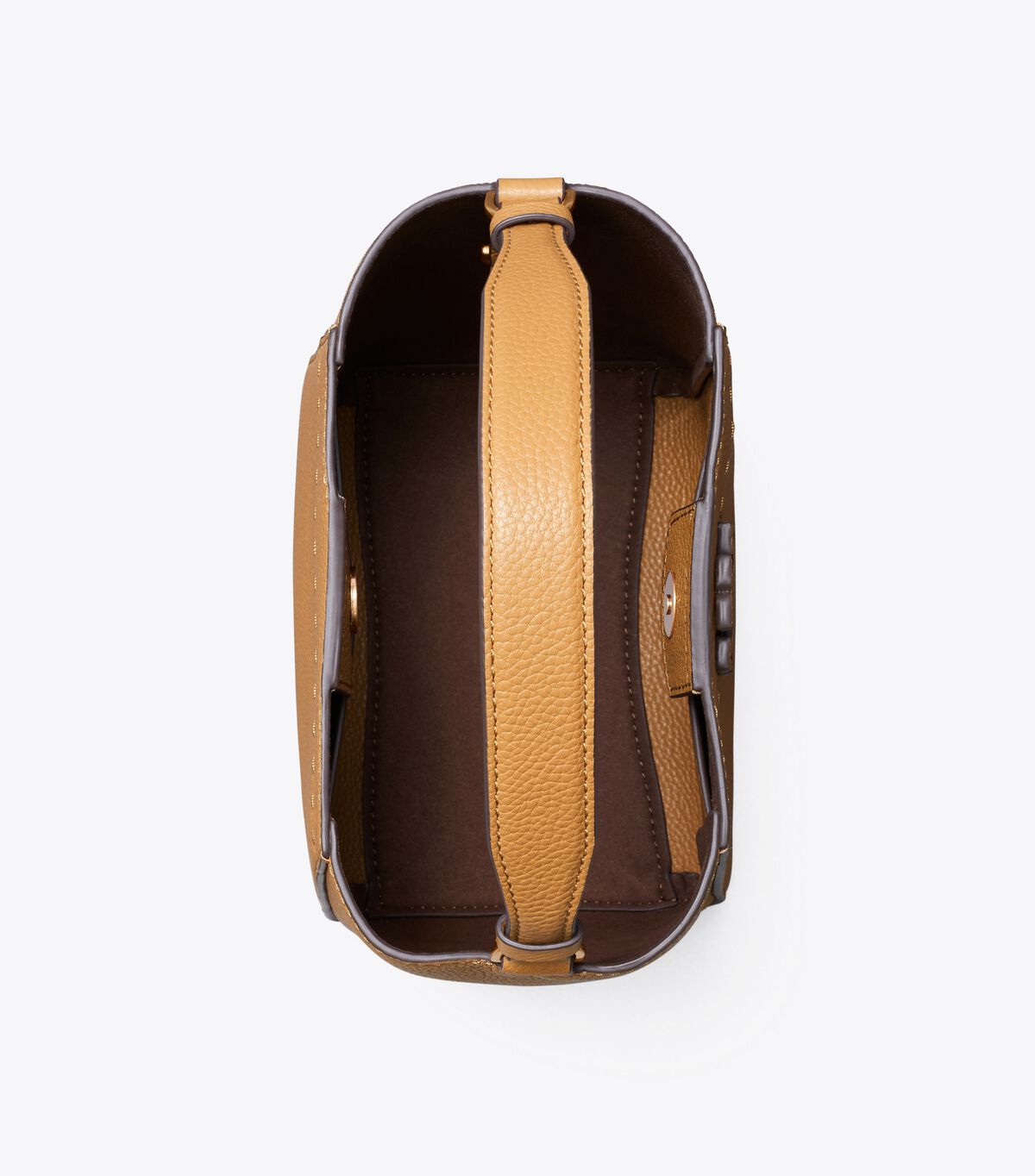 Tory Burch Brown Small Mcgraw Bucket Bags