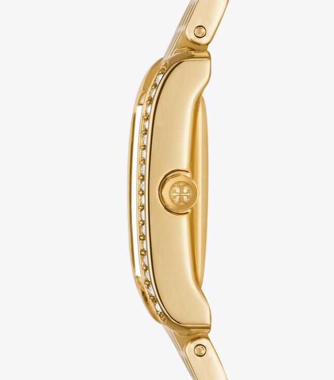 Tory Burch Green Gold Eleanor Watches