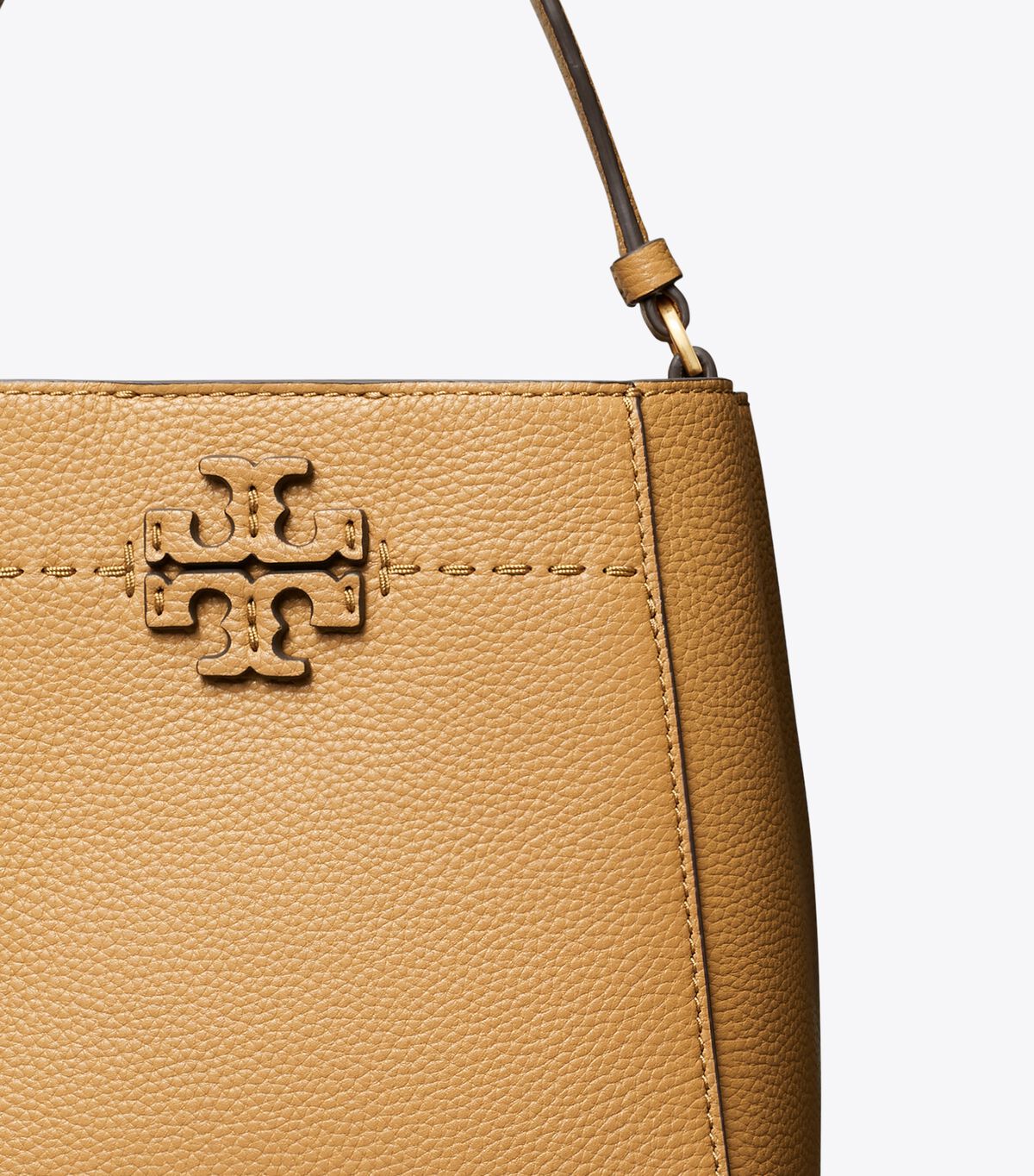 Tory Burch Brown Small Mcgraw Bucket Bags