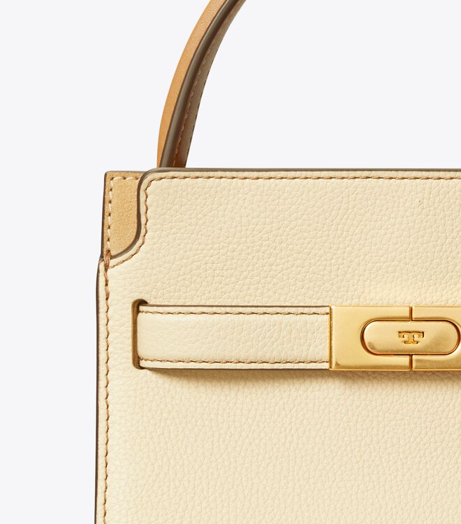 Tory Burch Beige Petite Lee Radziwill Crossbody Bags